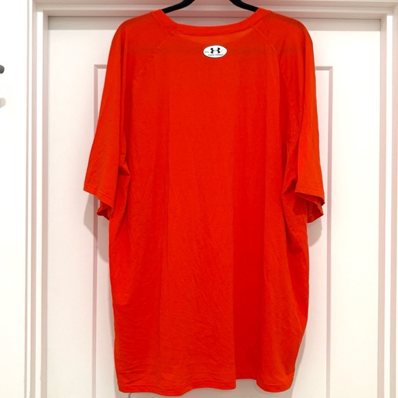 NWT [Under Armour] Orange Athletic Performance Short-Sleeve T-Shirt Men’s 3XL - Picture 6 of 10